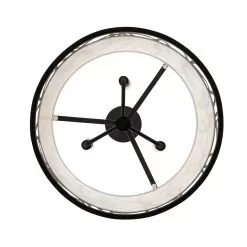 Scribble 381P03MBAR 3-Light Convertible Pendant/Ceiling Light - Matte Black/Artifact -Lighting Decoration Store 381P03MBAR 3