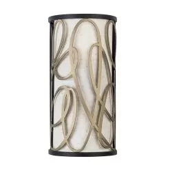 Scribble 381W02MBAR 2-Light Wall Sconce - Matte Black/Artifact