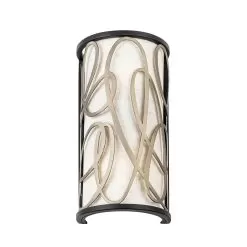 Scribble 381W02MBAR 2-Light Wall Sconce - Matte Black/Artifact -Lighting Decoration Store 381W02MBAR 3