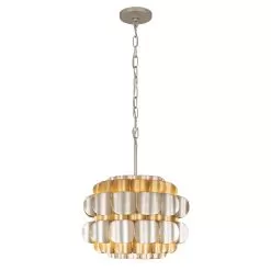 Swoon 382P01AGGD 1-Light Pendant Light - Antique Gold/Gold Dust -Lighting Decoration Store 382P01AGGD 2