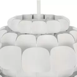 Swoon 382P01MW 1-Light Pendant Light - Matte White 13 Swoon 382P01MW 1-Light Pendant Light - Matte White -Lighting Decoration Store 382P01MW Detail 2