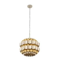 Swoon 382P03AGGD 3-Light Pendant Light - Antique Gold/Gold Dust -Lighting Decoration Store 382P03AGGD 3