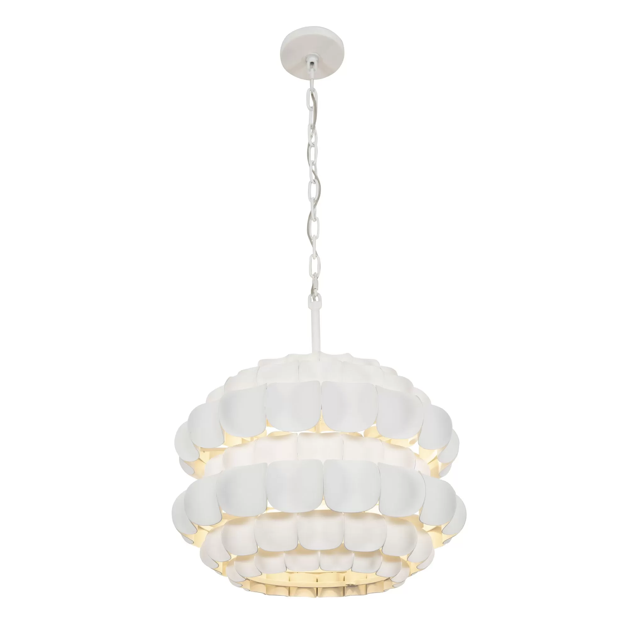Swoon 382P03MW 3-Light Pendant Light - Matte White 3 Swoon 382P03MW 3-Light Pendant Light - Matte White - Image 3