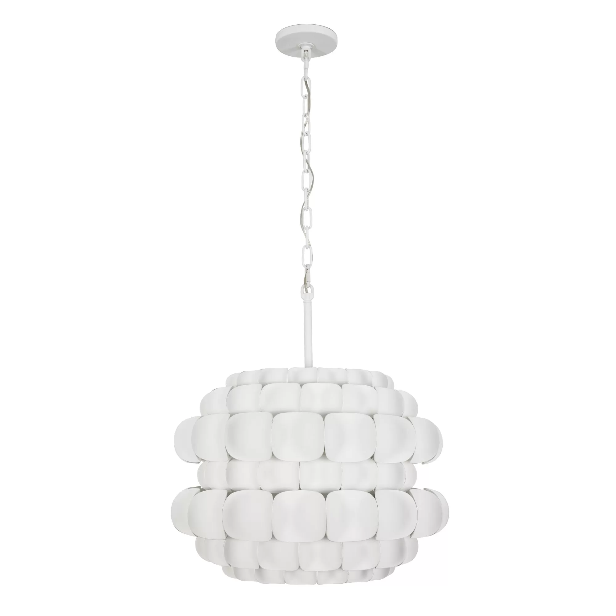Swoon 382P03MW 3-Light Pendant Light - Matte White 4 Swoon 382P03MW 3-Light Pendant Light - Matte White - Image 4