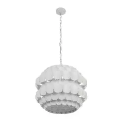 Swoon 382P06MW 6-Light Pendant Light - Matte White 9 Swoon 382P06MW 6-Light Pendant Light - Matte White -Lighting Decoration Store 382P06MW 3