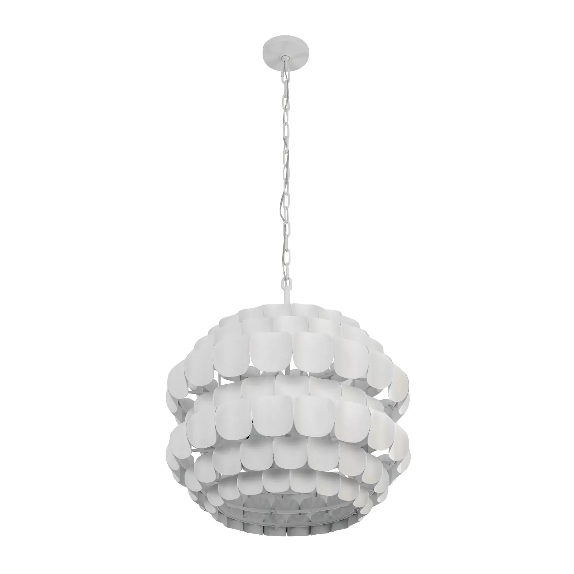 Swoon 382P06MW 6-Light Pendant Light - Matte White 4 Swoon 382P06MW 6-Light Pendant Light - Matte White - Image 4