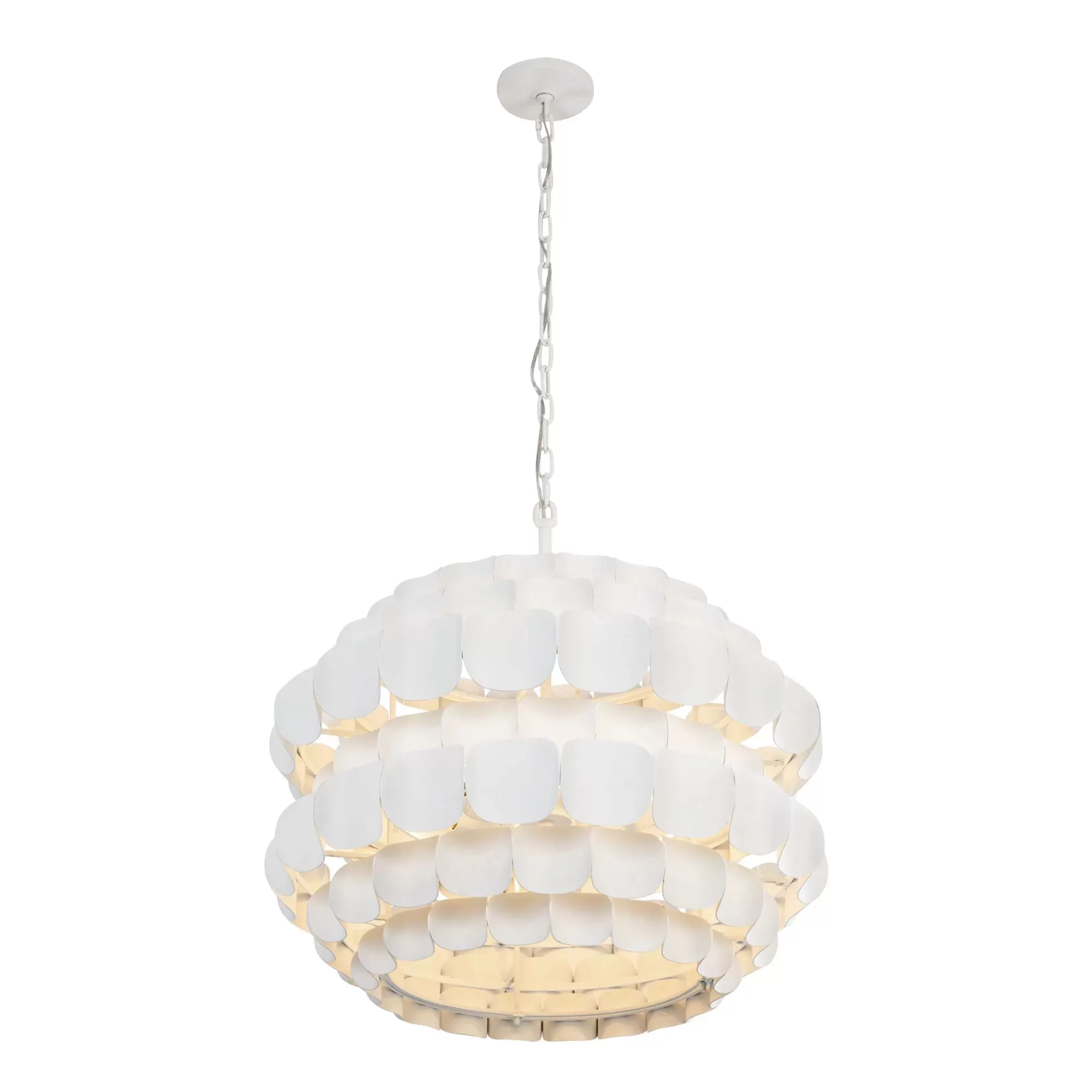 Swoon 382P06MW 6-Light Pendant Light - Matte White 5 Swoon 382P06MW 6-Light Pendant Light - Matte White - Image 5