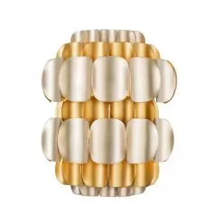Swoon 382W01AGGD 1-Light Wall Sconce - Antique Gold/Gold Dust -Lighting Decoration Store 382W01AGGD