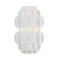 Swoon 382W02MW 2-Light Wall Sconce - Matte White -Lighting Decoration Store 382W02MW
