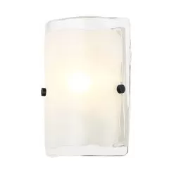 Fairchild 385W01BNS 1-Light Wall Sconce - Black/Polished Nickel/Satin Brass -Lighting Decoration Store 385W01BNS 2