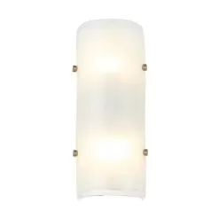 Fairchild 385W02BNS 2-Light Wall Sconce - Black/Polished Nickel/Satin Brass -Lighting Decoration Store 385W02BNS 7