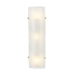 Fairchild 385W03BNS 3-Light Wall Sconce - Black/Polished Nickel/Satin Brass -Lighting Decoration Store 385W03BNS 3