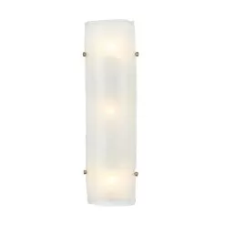 Fairchild 385W03BNS 3-Light Wall Sconce - Black/Polished Nickel/Satin Brass -Lighting Decoration Store 385W03BNS 4