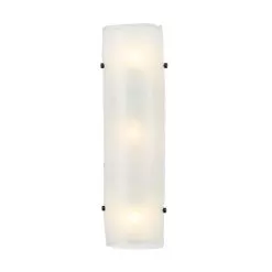 Fairchild 385W03BNS 3-Light Wall Sconce - Black/Polished Nickel/Satin Brass -Lighting Decoration Store 385W03BNS 5