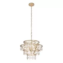 Fleur 386C04FG 4-Light Chandelier - French Gold 9 Fleur 386C04FG 4-Light Chandelier - French Gold -Lighting Decoration Store 386C04FG 1