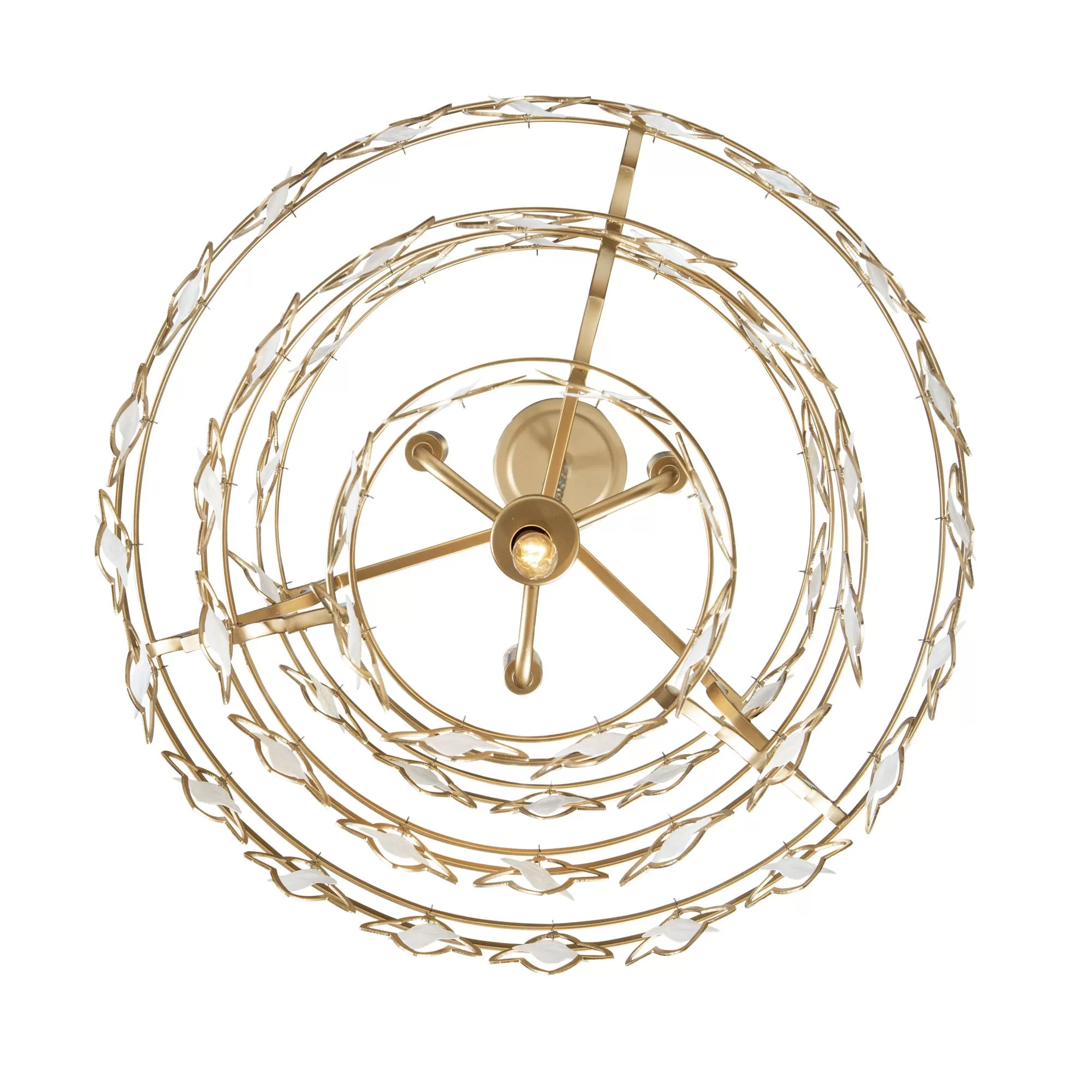 Fleur 386C04FG 4-Light Chandelier - French Gold 5 Fleur 386C04FG 4-Light Chandelier - French Gold - Image 5