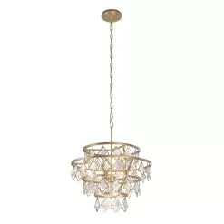 Fleur 386C04FG 4-Light Chandelier - French Gold 12 Fleur 386C04FG 4-Light Chandelier - French Gold -Lighting Decoration Store 386C04FG 4