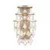Fleur 386W02FG 2-Light Wall Sconce - French Gold