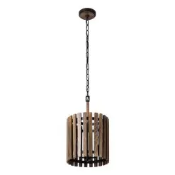 Suratto 387P02MBW 2-Light Pendant Light - Matte Black/Medium Walnut 9 Suratto 387P02MBW 2-Light Pendant Light - Matte Black/Medium Walnut -Lighting Decoration Store 387P02MBW 2