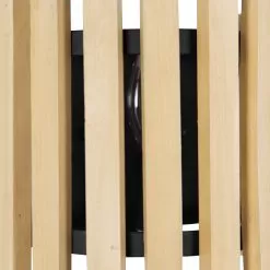 Suratto 387W01MBH 1-Light Wall Sconce - Matte Black/Honey Blonde -Lighting Decoration Store 387W01MBH Detail 2