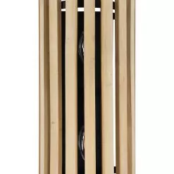 Suratto 387W02MBH 2-Light Wall Sconce - Matte Black/Honey Blonde -Lighting Decoration Store 387W02MBH Detail 2