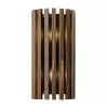 Suratto 387W02MBW 2-Light Wall Sconce - Matte Black/Medium Walnut