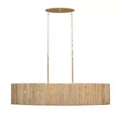 Jacob's Ladder 391N06FG 6-Light Kitchen Island Pendant - French Gold -Lighting Decoration Store 391N06FG 2