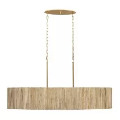 Jacob's Ladder 391N06FG 6-Light Kitchen Island Pendant - French Gold -Lighting Decoration Store 391N06FG 3