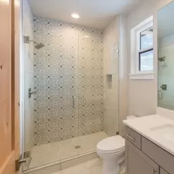 6" LED Recessed Downlight With Built-In Junction Box - Selectable CCT - Dimmable - Baffle Trim - Up To 1,125 Lumens -Lighting Decoration Store 6bjct15lrwh app shower light