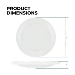 6" 15W LED Flush Mount Downlight - Selectable CCT - Dimmable - Up To 1,125 Lumens -Lighting Decoration Store 6hvct15d5wh dims 2