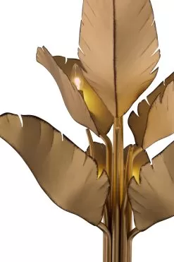 Banana Leaf 901C06GO 6-Light Chandelier - Gold 11 Banana Leaf 901C06GO 6-Light Chandelier - Gold -Lighting Decoration Store 901C06GO 5