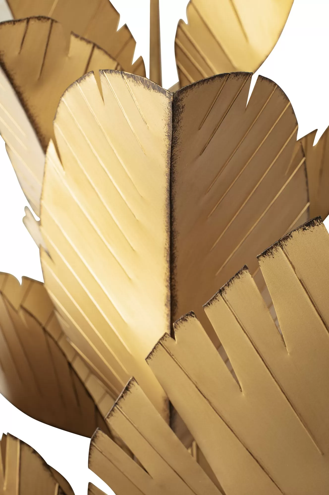 Banana Leaf 901C12GO 12-Light Chandelier - Gold 4 Banana Leaf 901C12GO 12-Light Chandelier - Gold - Image 4