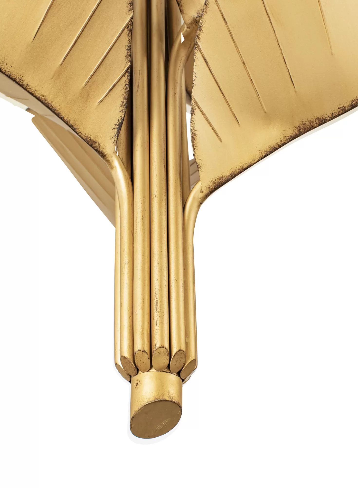 Banana Leaf 901C12GO 12-Light Chandelier - Gold 5 Banana Leaf 901C12GO 12-Light Chandelier - Gold - Image 5