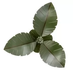 Banana Leaf 901S03 Leaf 3-Light Ceiling Light - Banana Leaf -Lighting Decoration Store 901S03 02