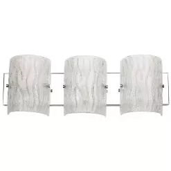 Brilliance AC1103 3-Light Vanity Light - Chrome -Lighting Decoration Store AC1103 alt 2