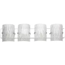 Brilliance AC1104 4-Light Vanity Light - Chrome -Lighting Decoration Store AC1104 alt 1