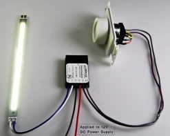 0-10 Volt DC Low Voltage Dimmer With Rotary Dimmer Switch - 0-10V Dimmer -Lighting Decoration Store LED Light Bar Driver Dimmer On