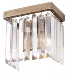Social Club 297B01HG 1-Light Vanity Light - Havana Gold