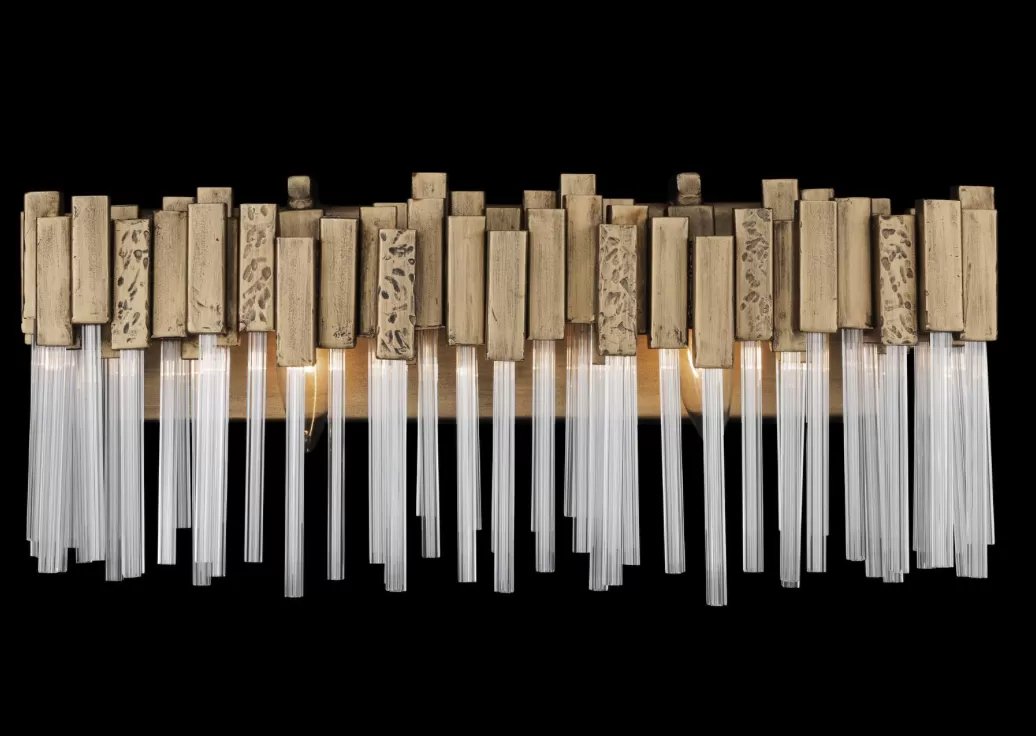 Matrix 309B02HG 2-Light Vanity Light - Havana Gold 3 Matrix 309B02HG 2-Light Vanity Light - Havana Gold - Image 3