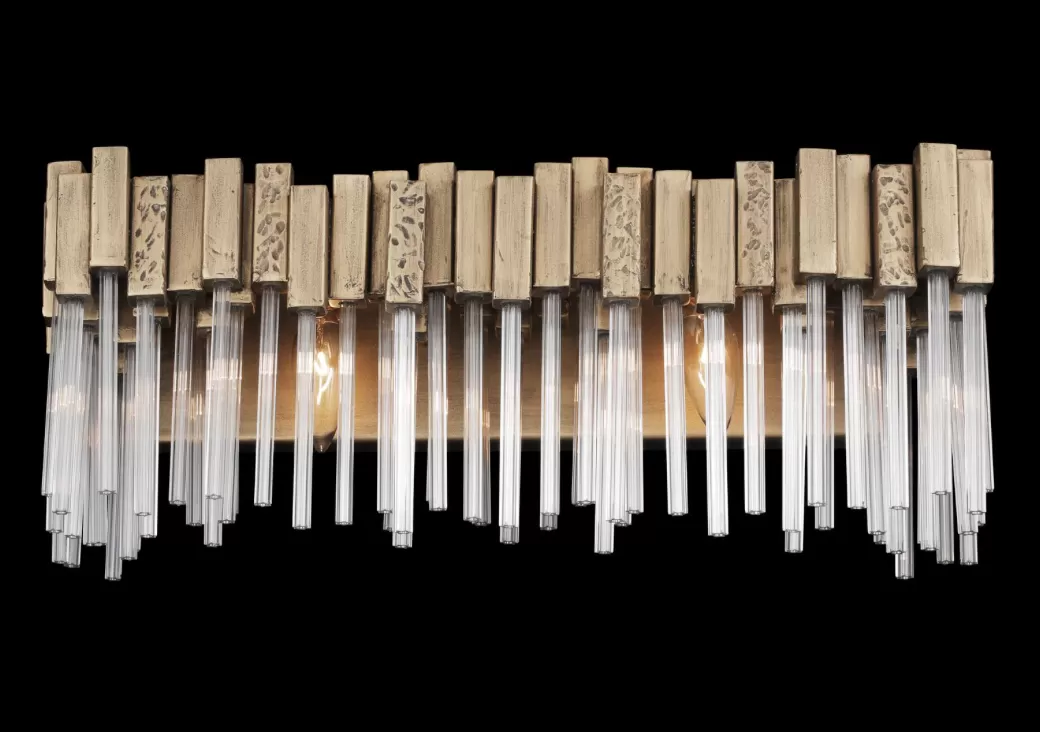 Matrix 309B02HG 2-Light Vanity Light - Havana Gold 4 Matrix 309B02HG 2-Light Vanity Light - Havana Gold - Image 4