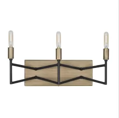 Bodie 314B03HGCB 3-Light Vanity Light - Havana Gold/Carbon