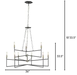 Bodie 314C09HGCB 9-Light Chandelier - Havana Gold/Carbon -Lighting Decoration Store Screen Shot 2018 06 20 at 8.20.32 AM