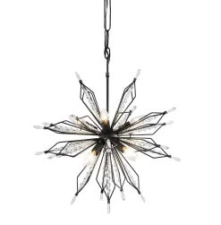 Orbital 311P08CB 8-Light Pendant Light - Carbon