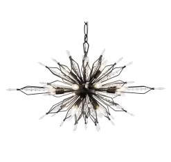 Orbital 311N16CB 16-Light Kitchen Island Pendant - Carbon