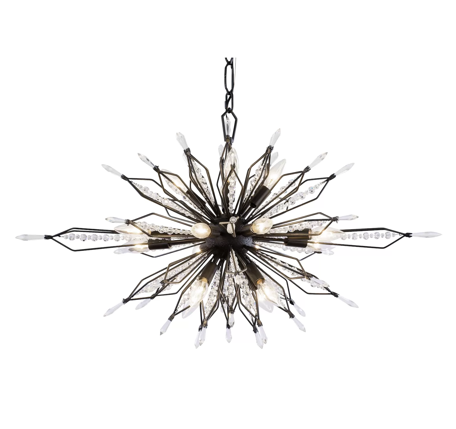 Orbital 311N16CB 16-Light Kitchen Island Pendant - Carbon 1 Orbital 311N16CB 16-Light Kitchen Island Pendant - Carbon