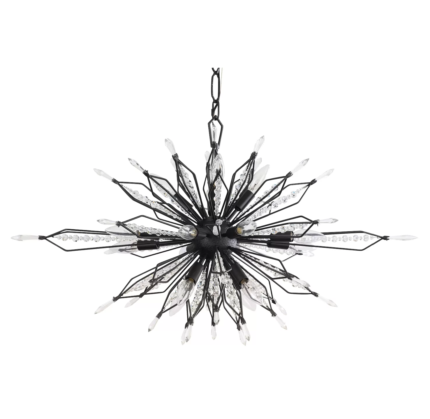 Orbital 311N16CB 16-Light Kitchen Island Pendant - Carbon 2 Orbital 311N16CB 16-Light Kitchen Island Pendant - Carbon - Image 2