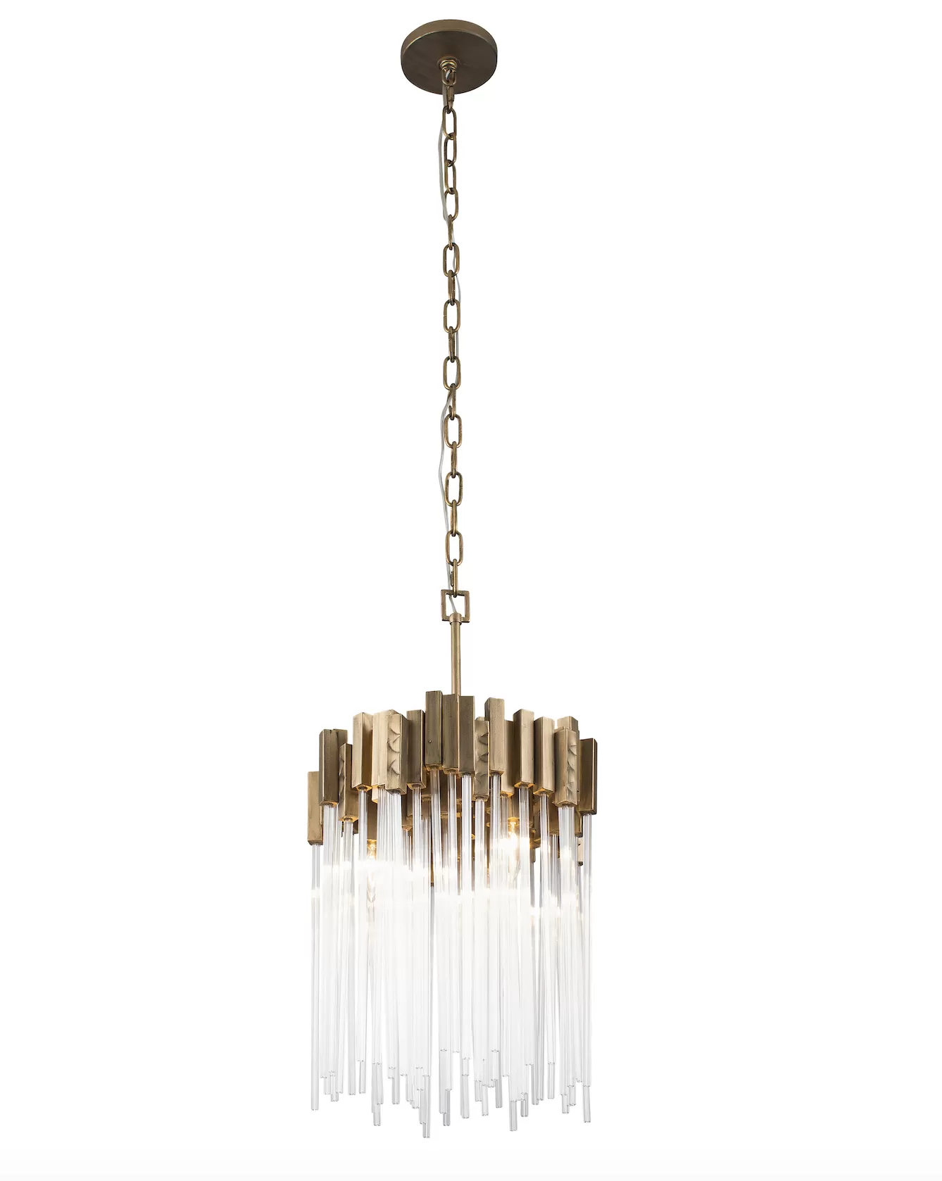 Matrix 309P03HG 3-Light Pendant Light - Havana Gold 2 Matrix 309P03HG 3-Light Pendant Light - Havana Gold - Image 2