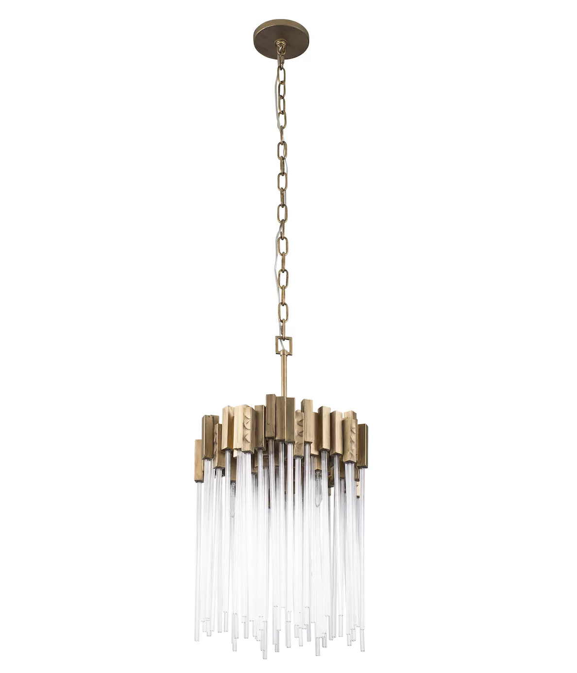 Matrix 309P03HG 3-Light Pendant Light - Havana Gold 3 Matrix 309P03HG 3-Light Pendant Light - Havana Gold - Image 3