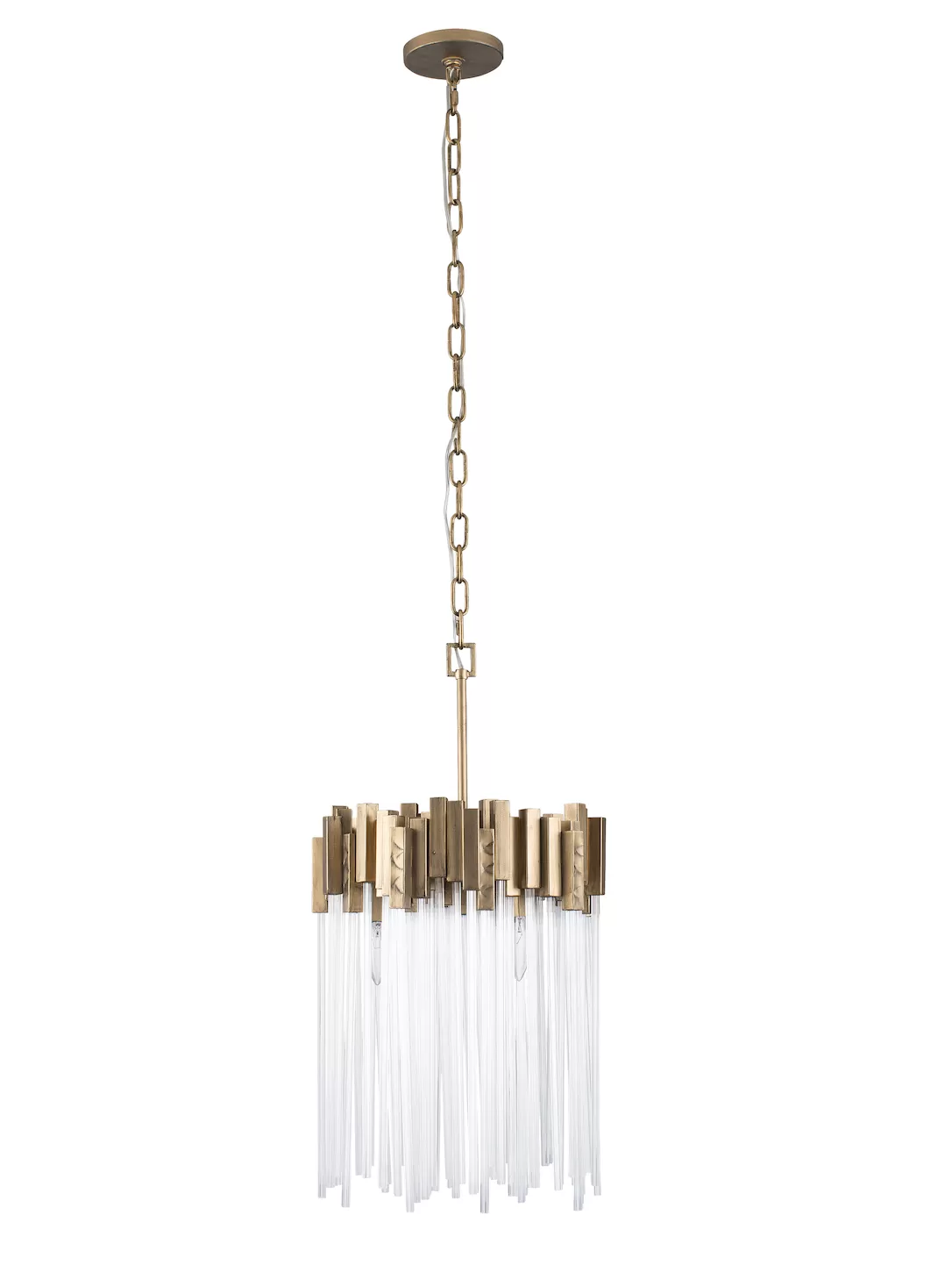 Matrix 309P03HG 3-Light Pendant Light - Havana Gold 4 Matrix 309P03HG 3-Light Pendant Light - Havana Gold - Image 4