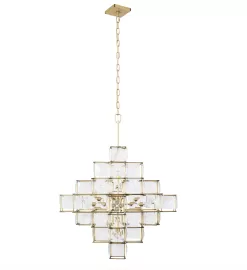 Cubic 329C06CG 6-Light Chandelier - Calypso Gold -Lighting Decoration Store Screen Shot 2019 04 16 at 10.24.34 AM